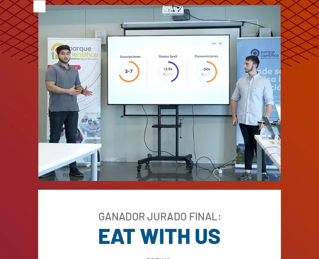 Eat with Us premiado en la final de la 15.ª Maratón de Start-ups UMH